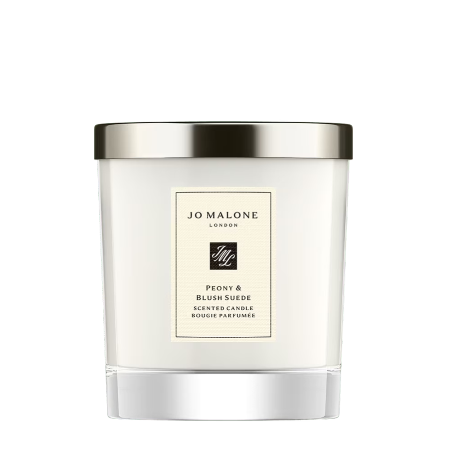 Peony & Blush Suede Home Candle